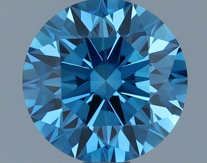 Round 1.17ct Fancy Deep Blue