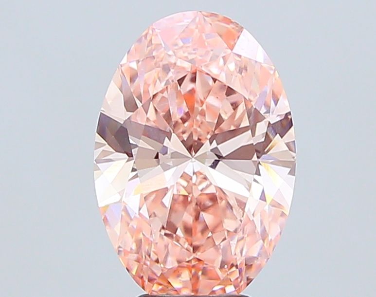 Oval 5.06ct Fancy Vivid Pink