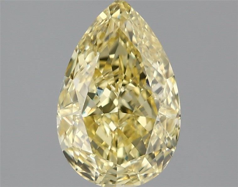 Pear 1.54ct Fancy Intense Yellow