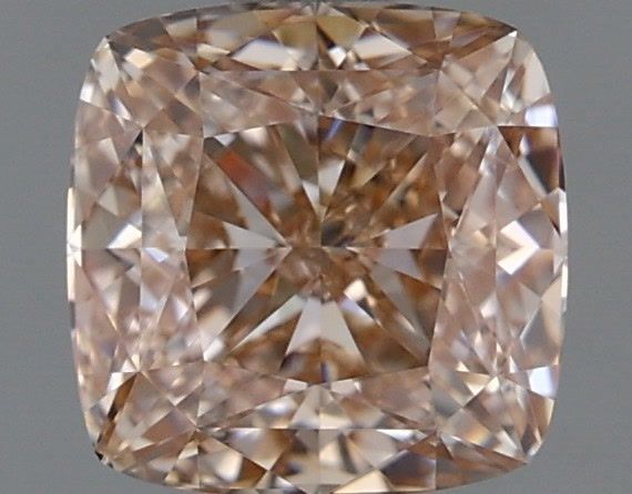 Cushion 1.01ct Pinkish Brown
