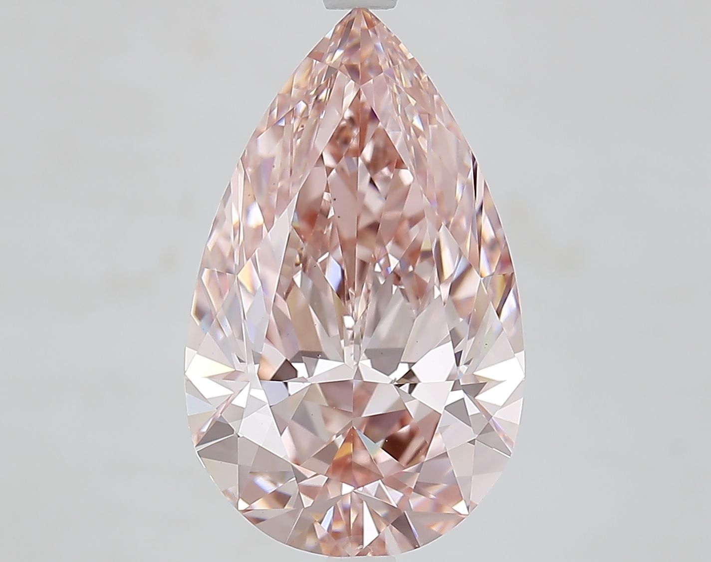 Pear 6.01ct Fancy Intense Brown Pink