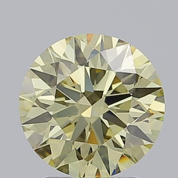 Round 2.05ct Fancy Intense Yellow
