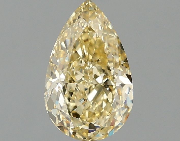 Pear 1.01ct Fancy Intense Yellow
