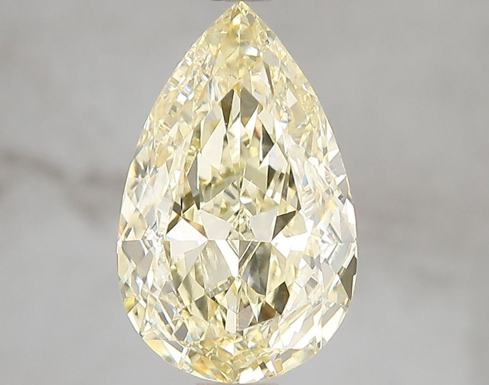 Pear 3.03ct Fancy Intense Yellow