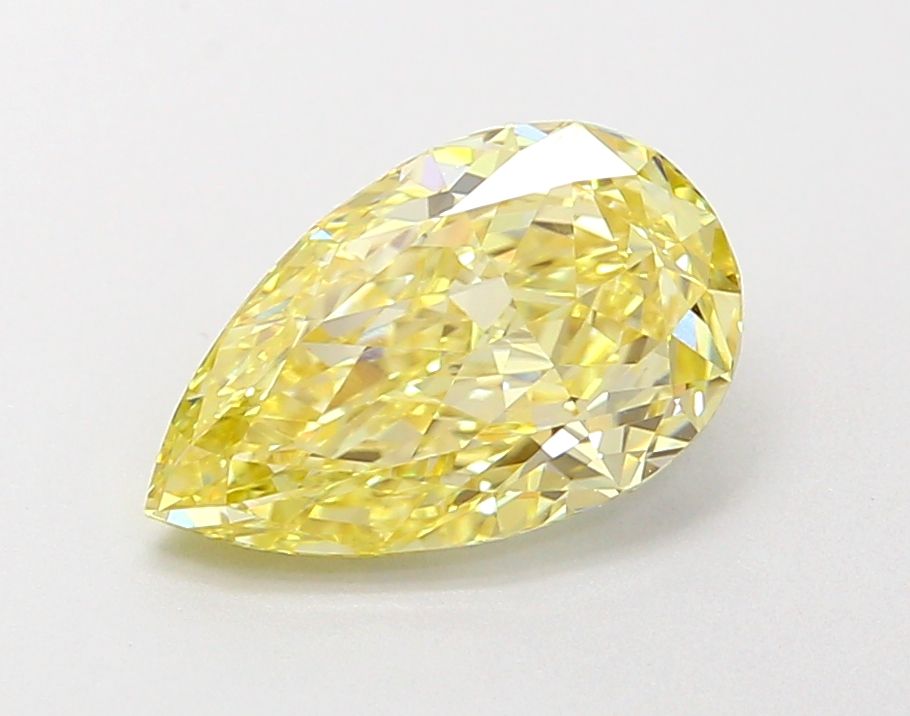Pear 1.4ct Fancy Intense Yellow