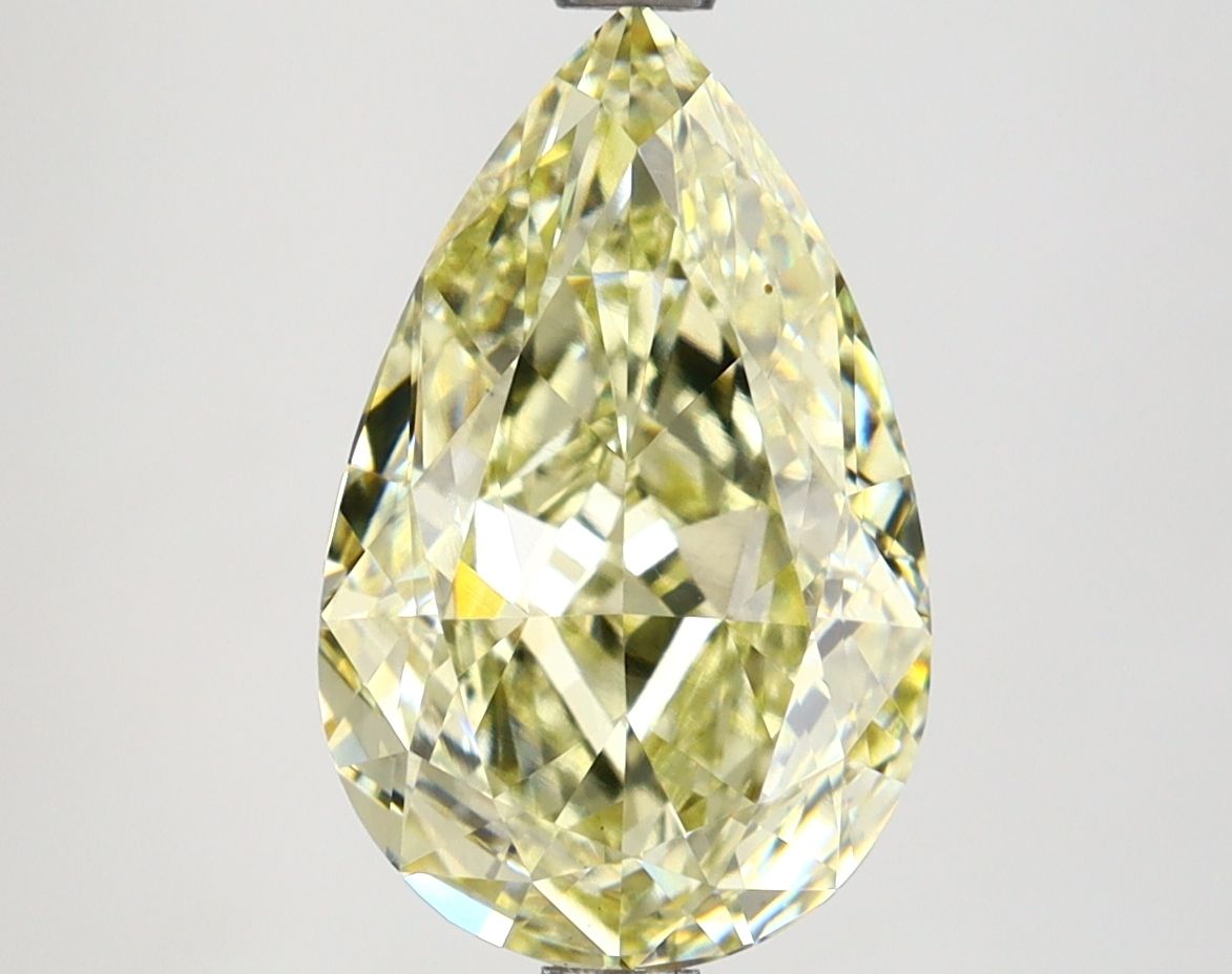 Pear 3.54ct Fancy Yellow