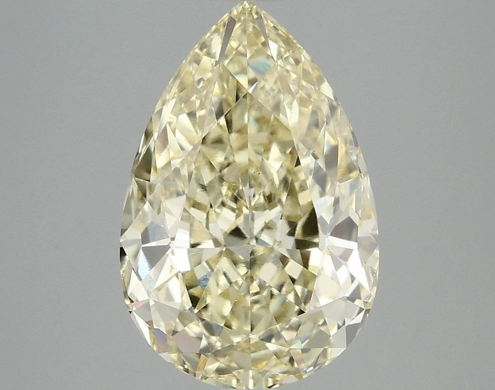 Pear 4.1ct Fancy Intense Yellow