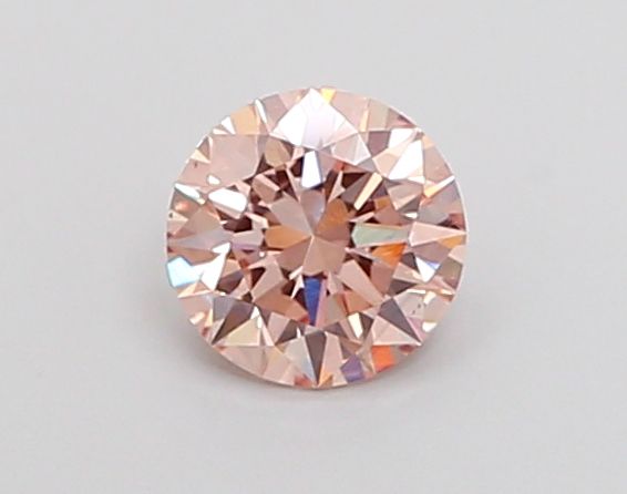 Round 0.63ct Fancy Brownish Pink