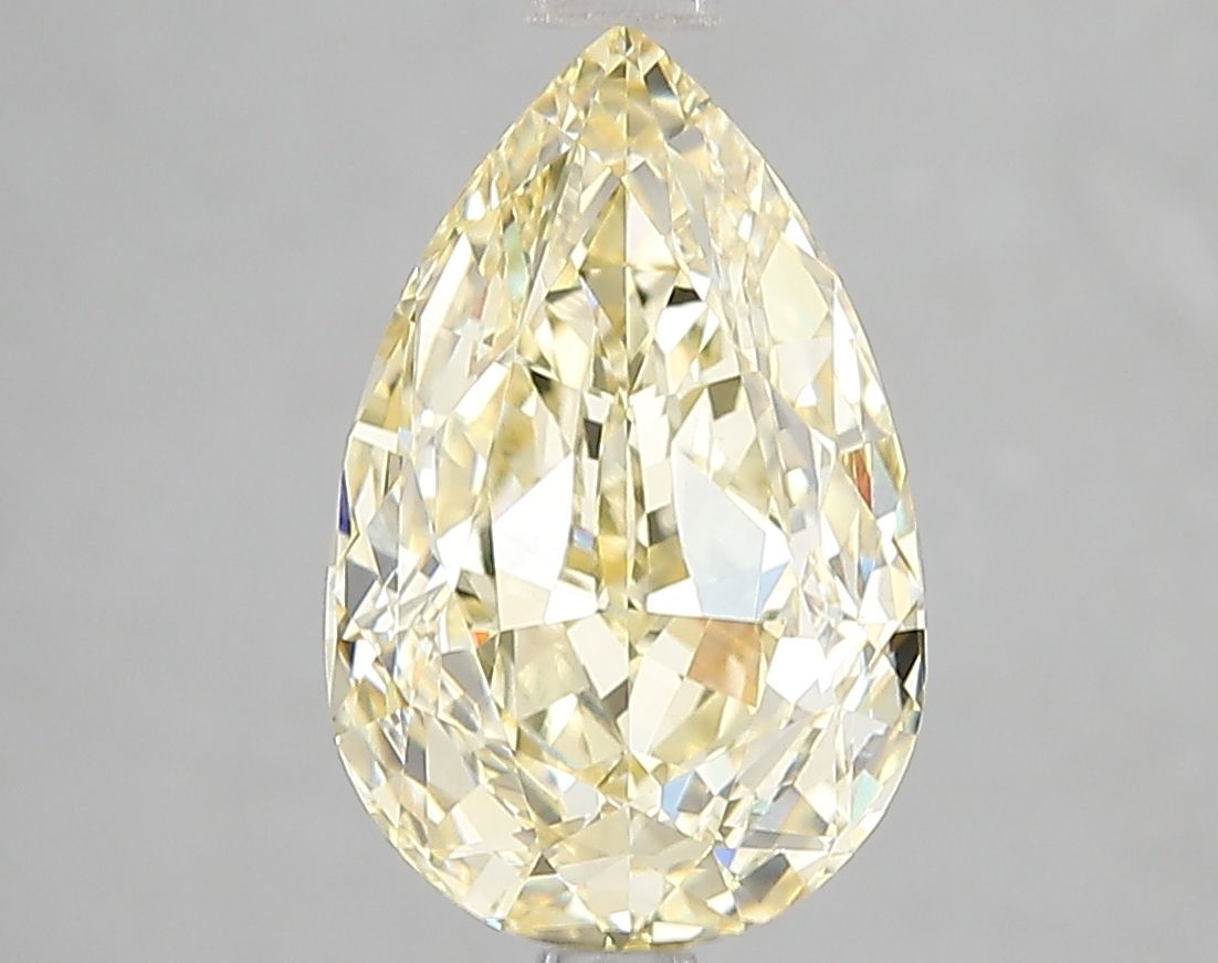Pear 3.19ct Fancy Intense Yellow
