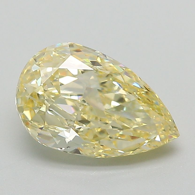 Pear 2.01ct Fancy Intense Yellow