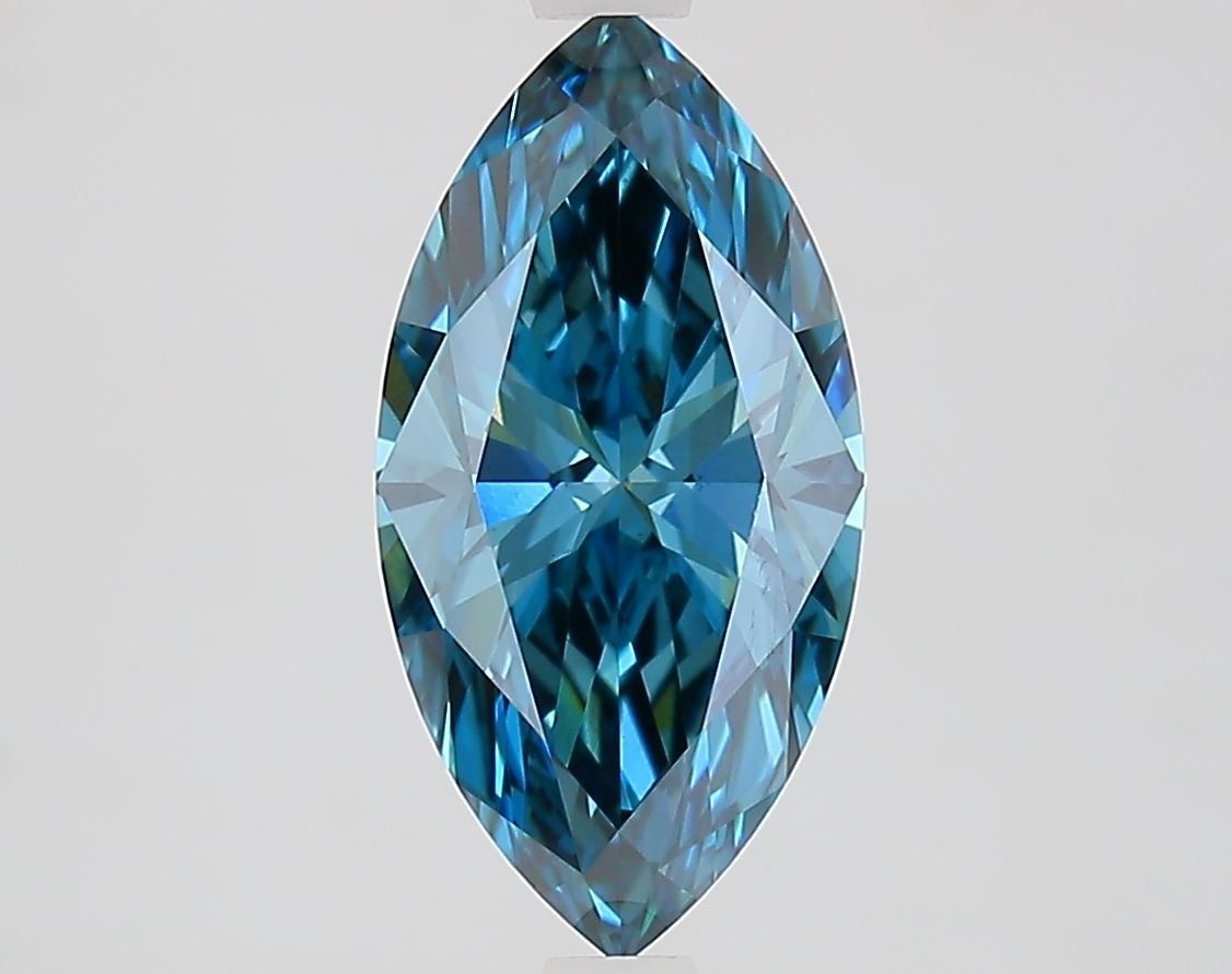 Marquise 2.07ct Fancy Deep Blue