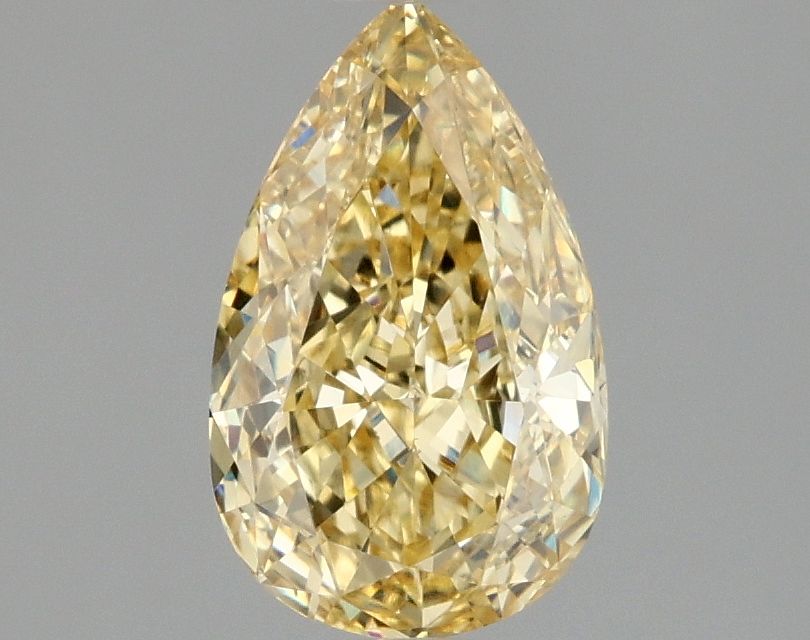 Pear 1.52ct Fancy Intense Yellow
