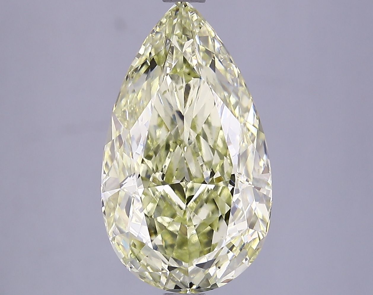 Pear 4ct Fancy Intense Yellow
