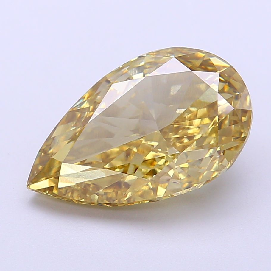 Pear 4.5ct Fancy Intense Yellow