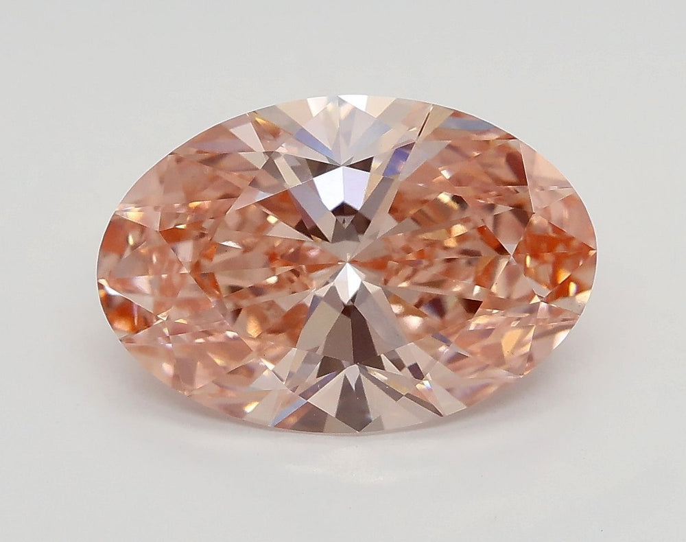 Oval 3.04ct Fancy Vivid Pink
