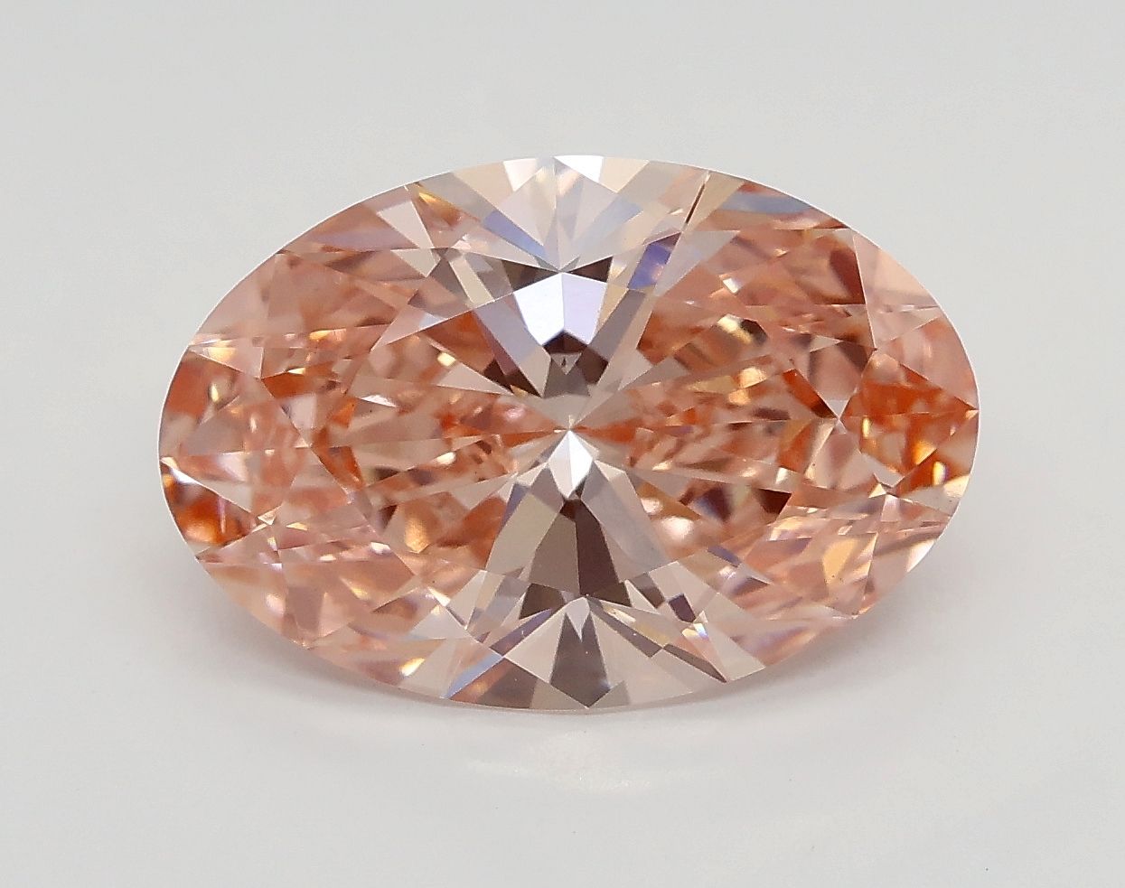 Oval 3.04ct Fancy Vivid Pink