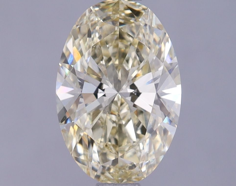 Oval 1.14ct Light Yellow