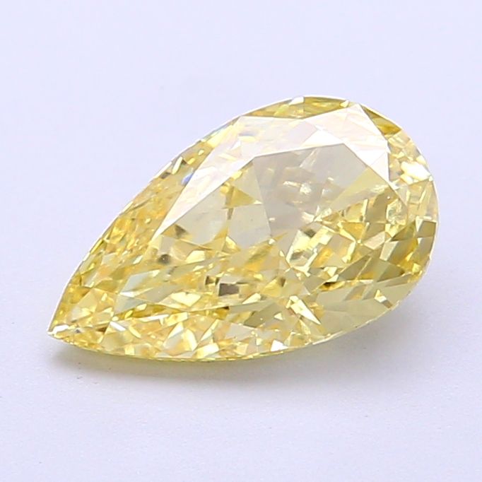 Pear 1.57ct Fancy Intense Yellow