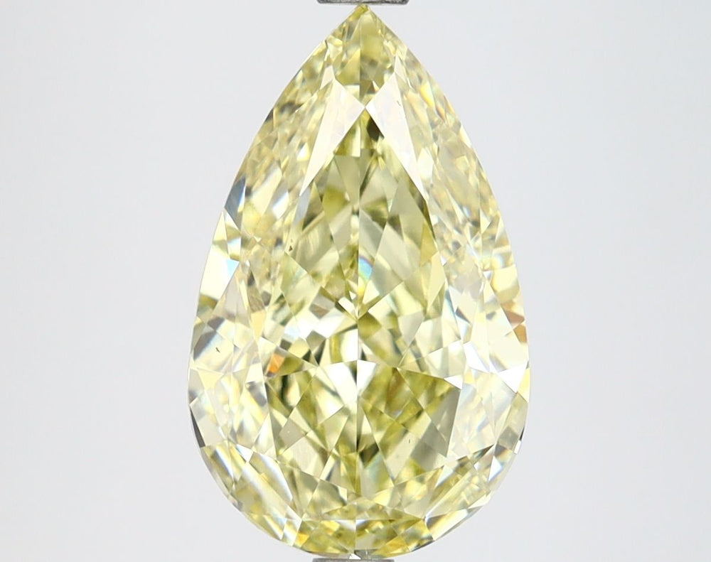 Pear 3.4ct Fancy Intense Yellow