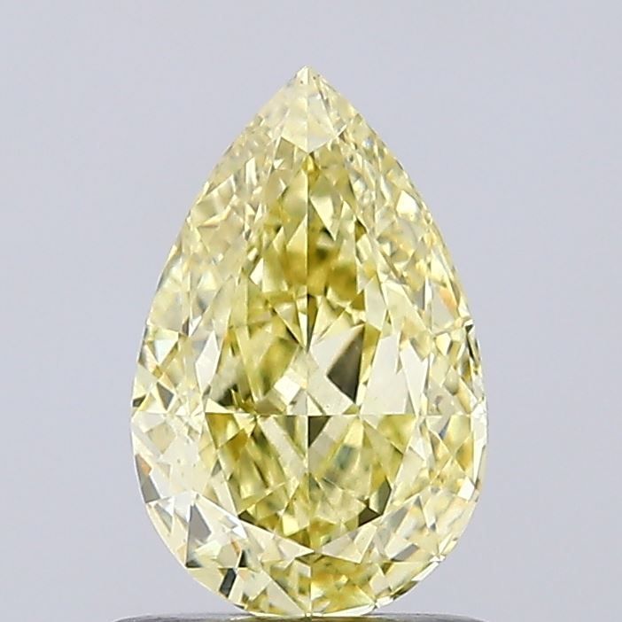 Pear 1.11ct Fancy Intense Yellow