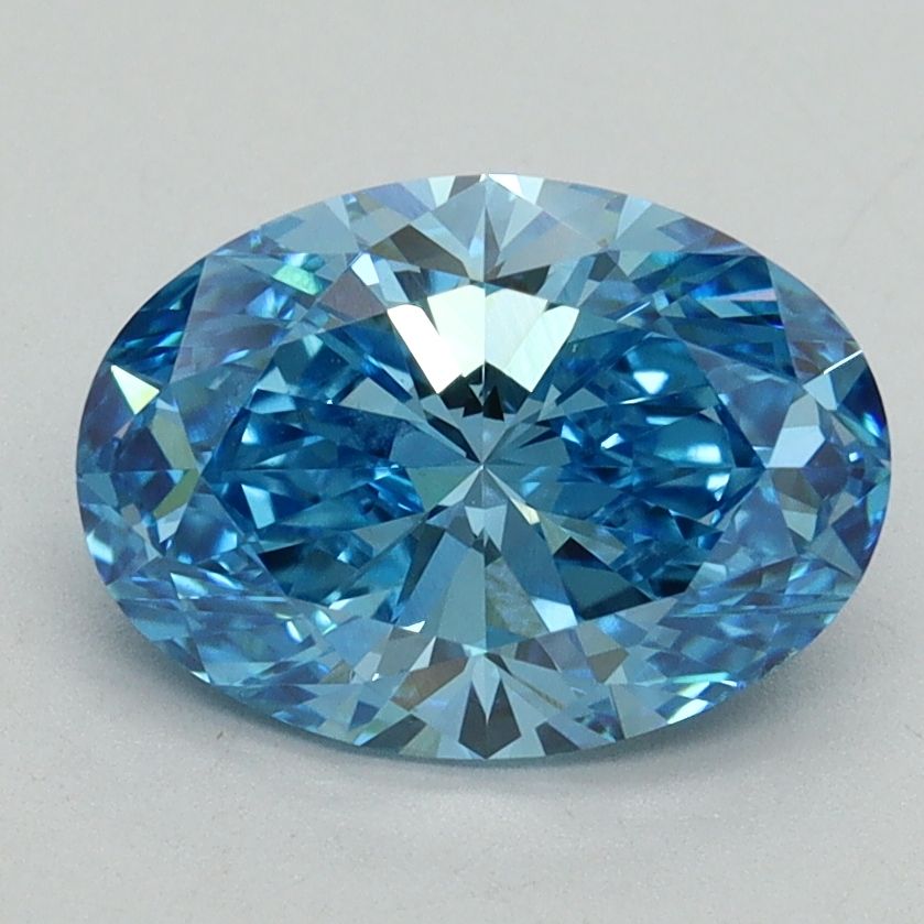 Oval 2.02ct Fancy Vivid Blue