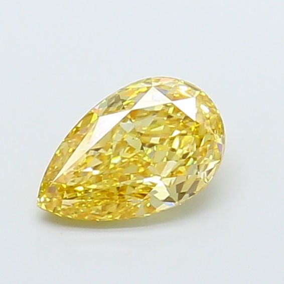 Pear 1.67ct Fancy Intense Yellow
