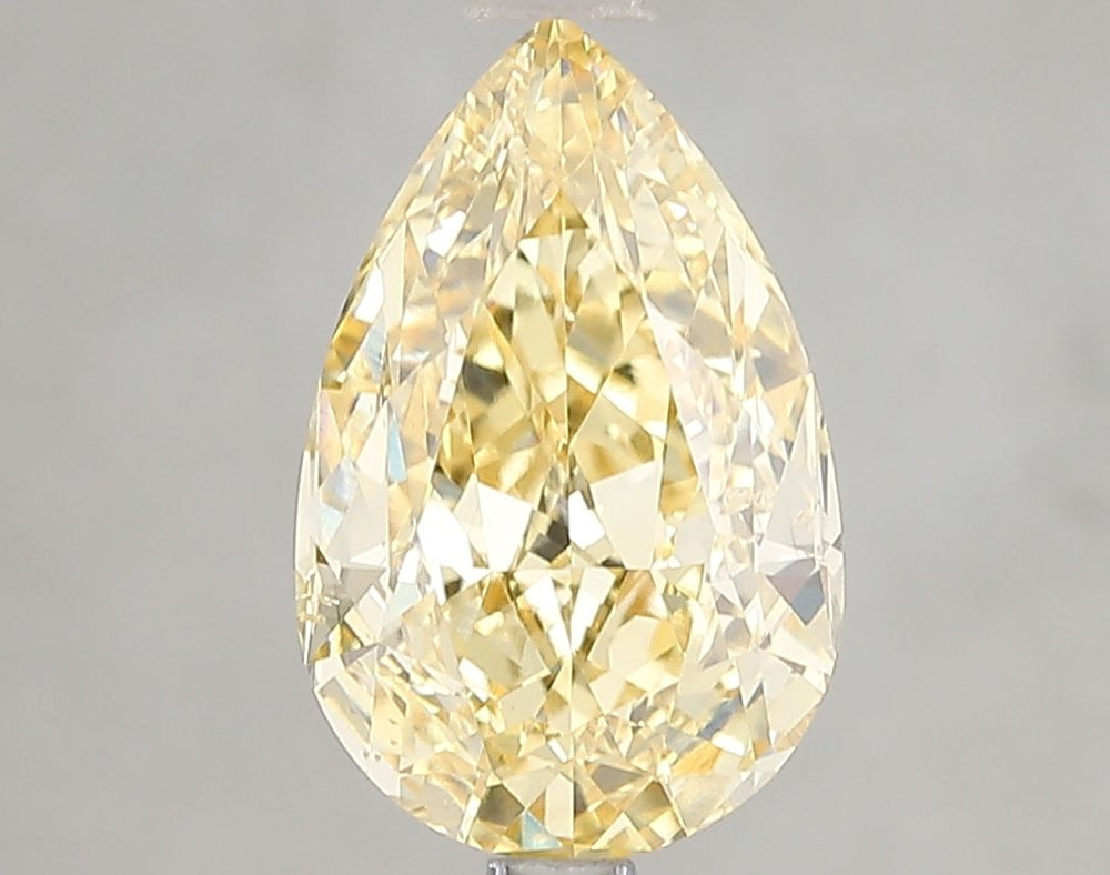 Pear 3.06ct Fancy Intense Yellow