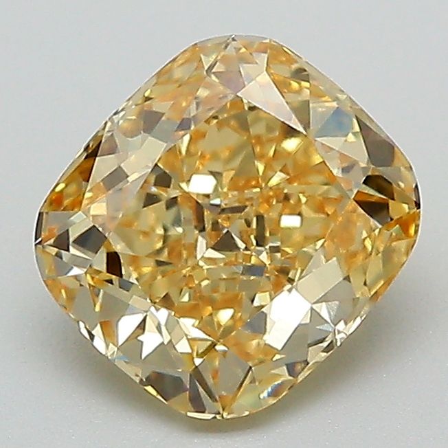 Elongated Cushion 1.58ct Fancy Intense Yellow