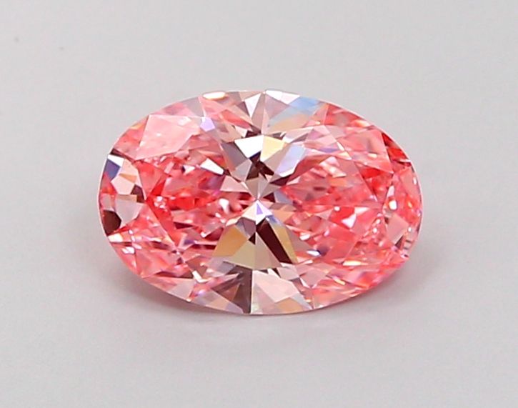 Oval 1.27ct Fancy Vivid Pink