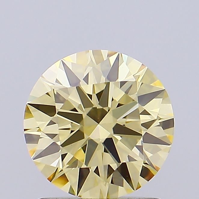 Round 1.02ct Fancy Brownish Yellow
