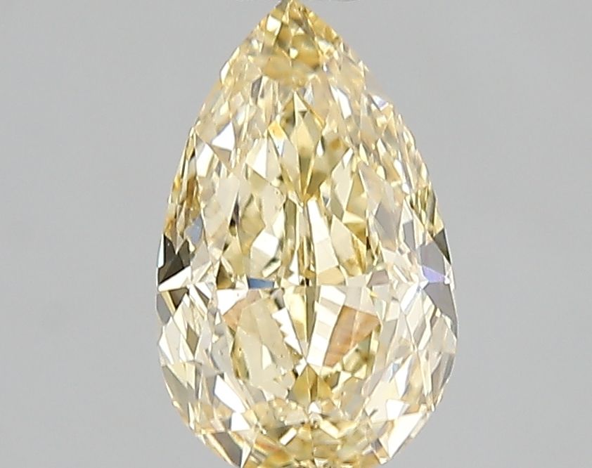Pear 1.52ct Fancy Intense Yellow