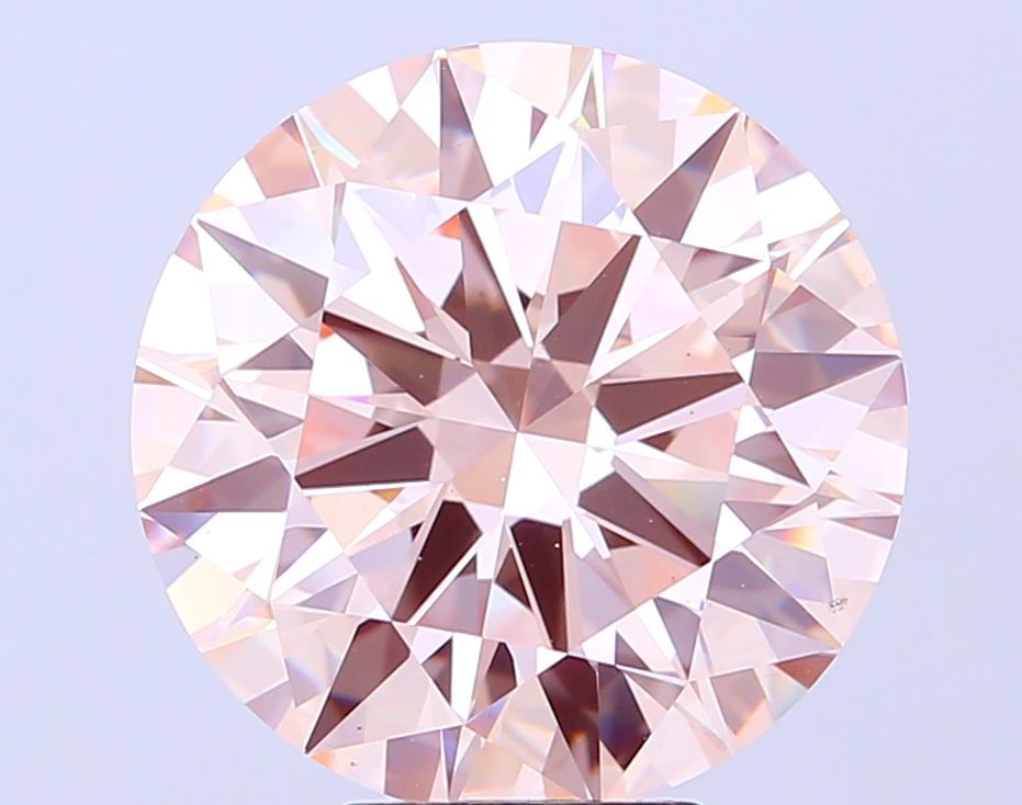 Round 7.45ct Fancy Brownish Pink