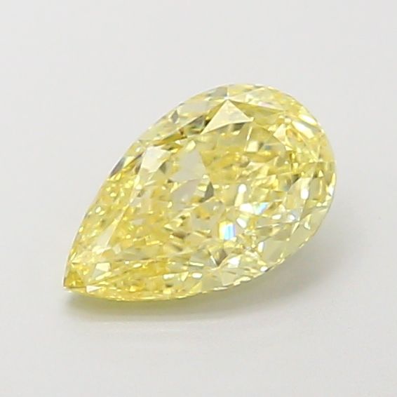 Pear 1.04ct Fancy Intense Yellow