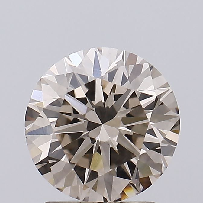 Round 2.14ct Fancy Light Brown