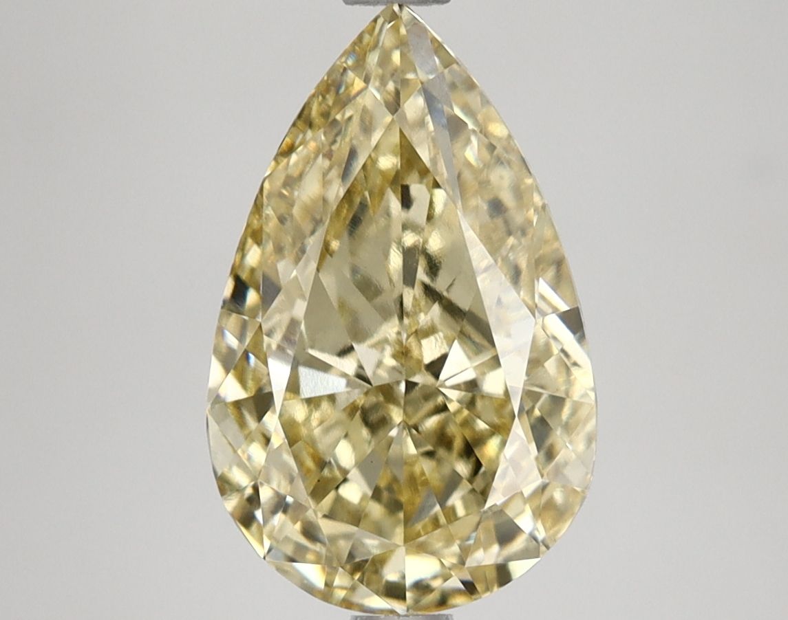 Pear 3.24ct Fancy Intense Yellow