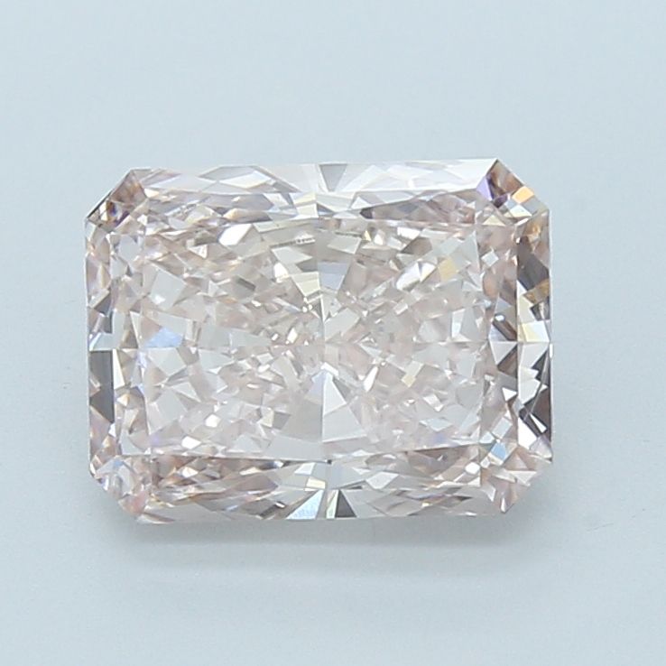 Radiant 3.06ct Fancy Brown Pink