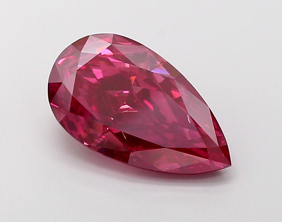 Pear 3.05ct Fancy Deep Brownish Pink