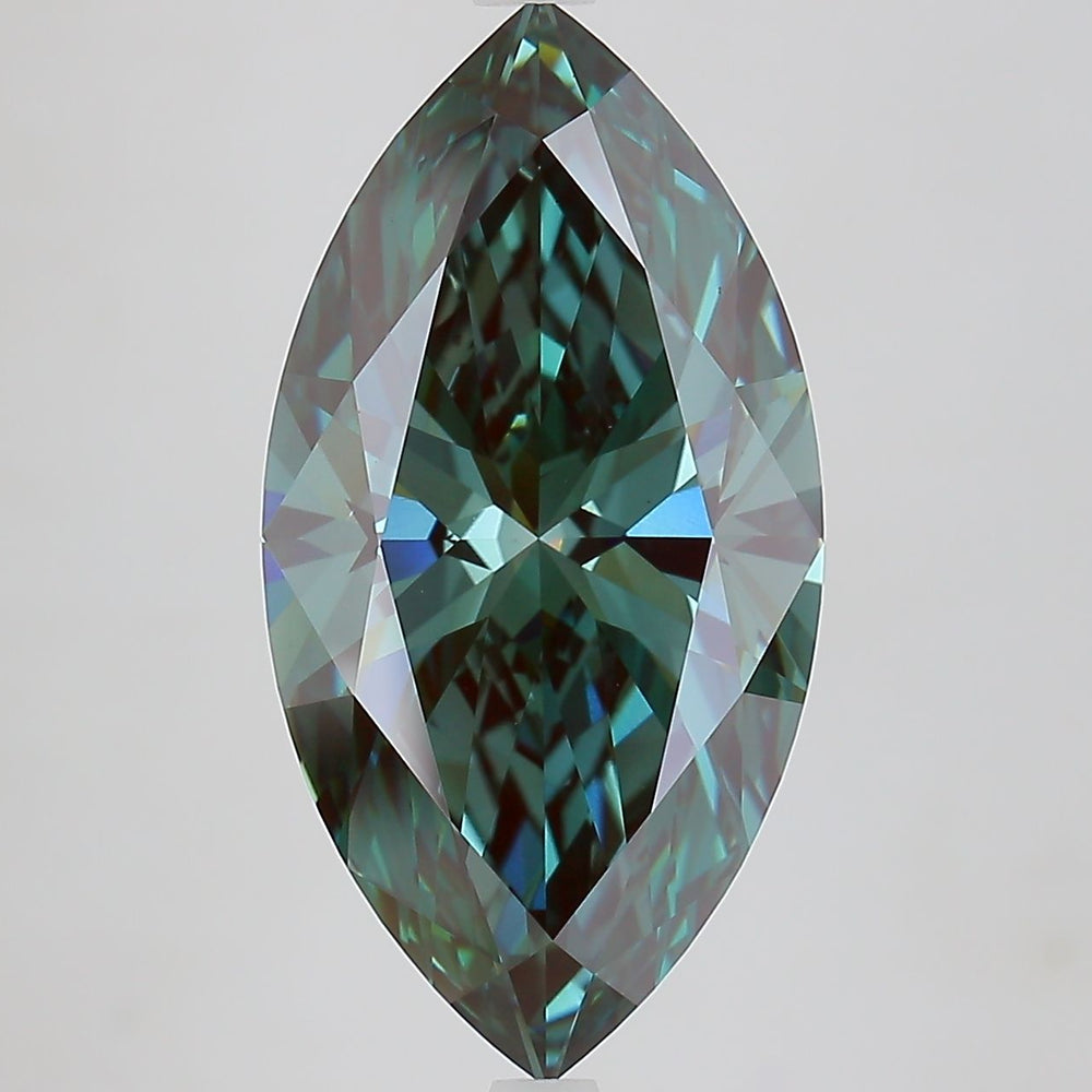 Marquise 6.01ct Fancy Deep Green