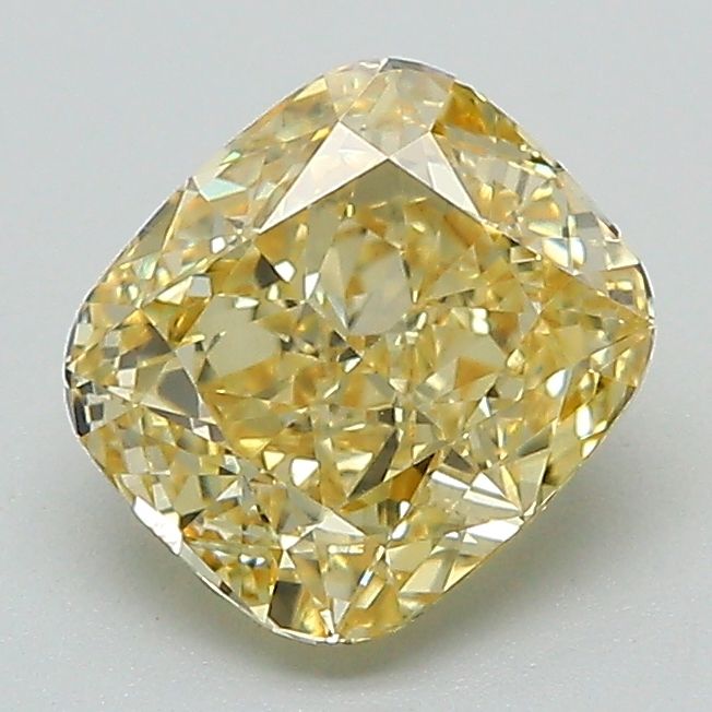 Elongated Cushion 1.5ct Fancy Intense Yellow