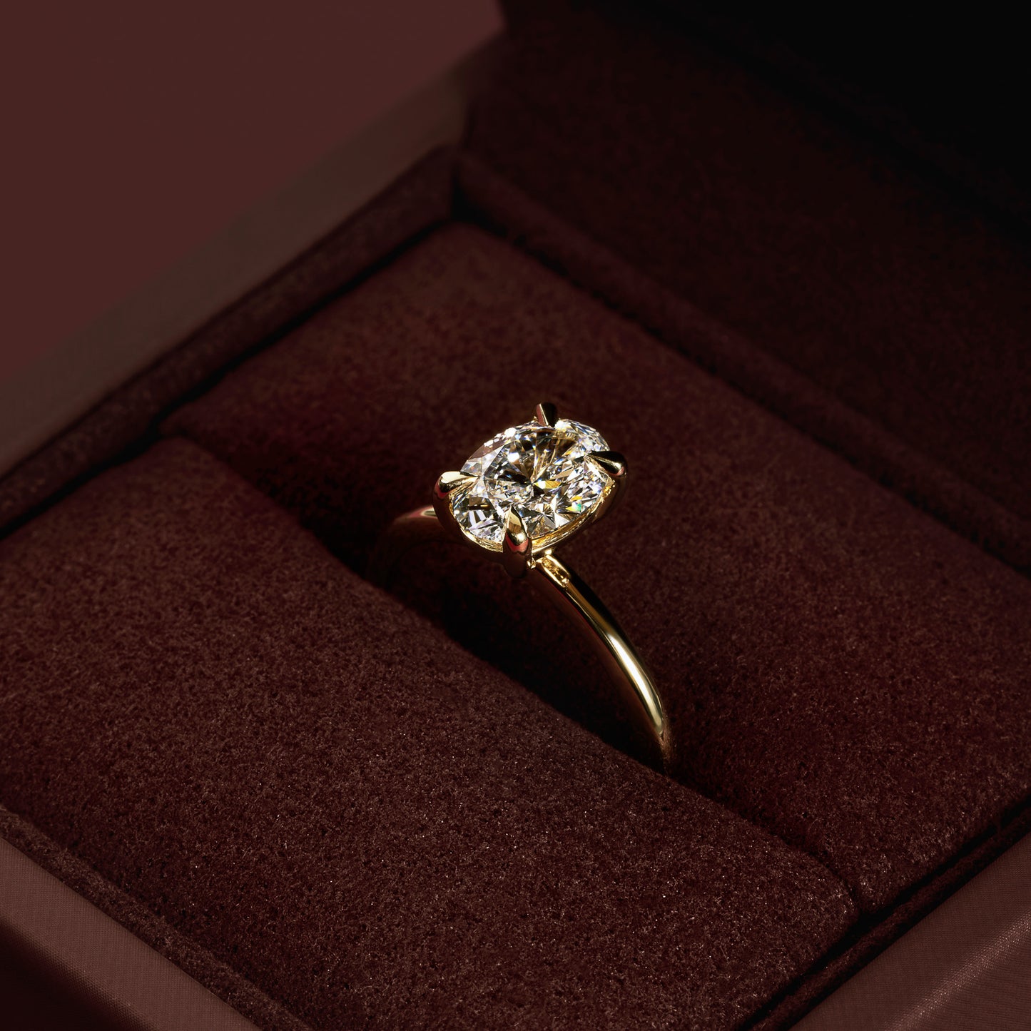 The Luise Ring® - 1.22ct Lab Diamond Oval Solitaire