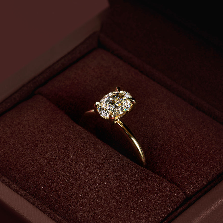 The Luise Ring® - 1.22ct Lab Diamond Oval Solitaire