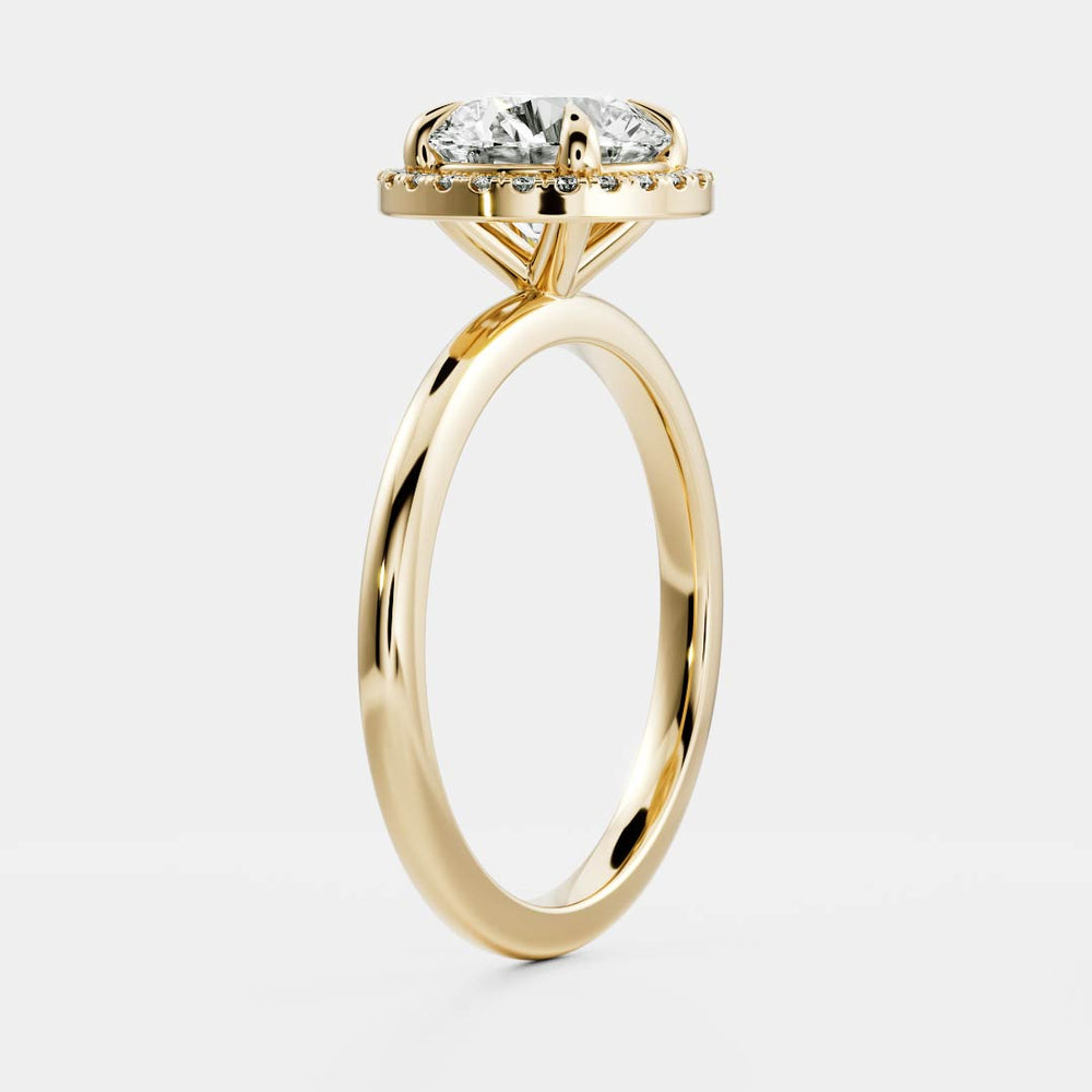 
                      
                        The Isla Ring - Round Halo
                      
                    