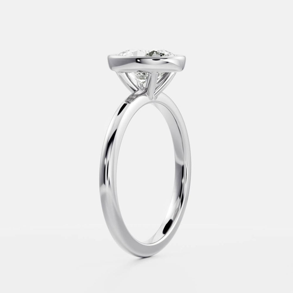 
                      
                        The Luise Ring - Oval Bezel Solitaire
                      
                    