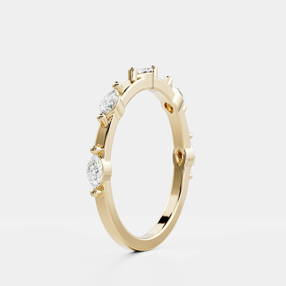 
                      
                        The Zuri Ring - Dainty Marquise Band
                      
                    