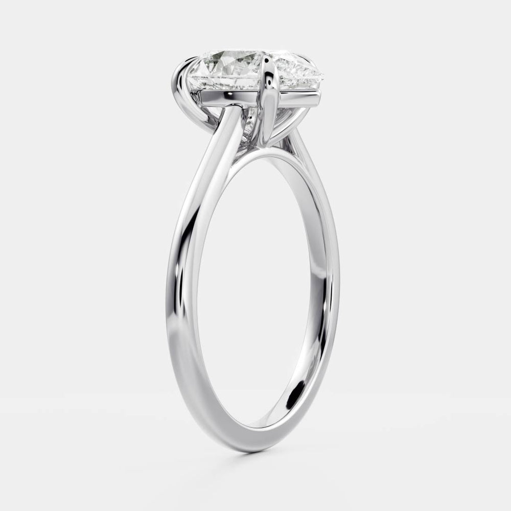
                      
                        The Sophia Ring - Pear Cathedral Solitaire
                      
                    