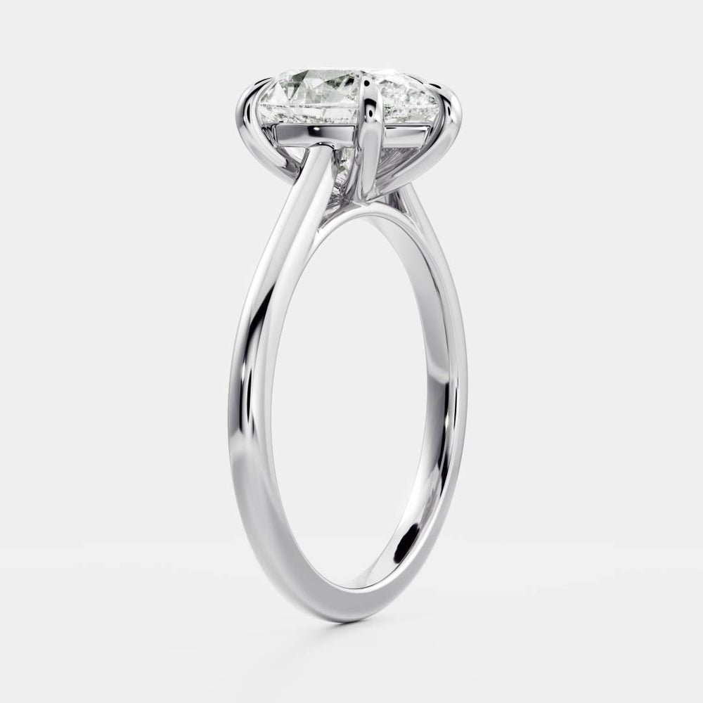 
                      
                        The Sophia Ring - Pear Cathedral Solitaire
                      
                    