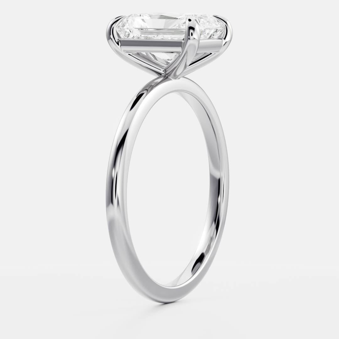 The Vienna Ring - 1.77ct Lab Grown Diamond Radiant Solitaire