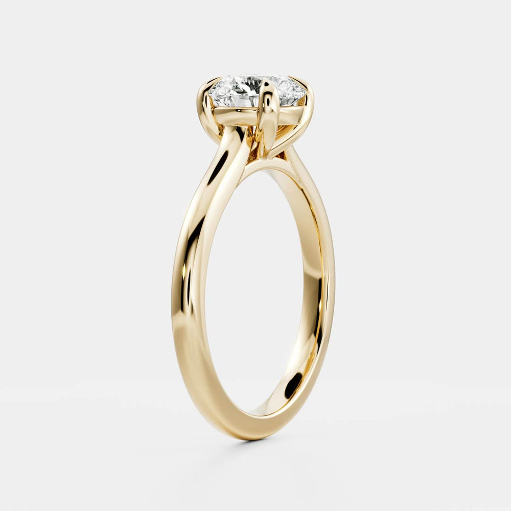 
                      
                        The Isla Ring - 1.5ct Round Moissanite Cathedral Solitaire
                      
                    