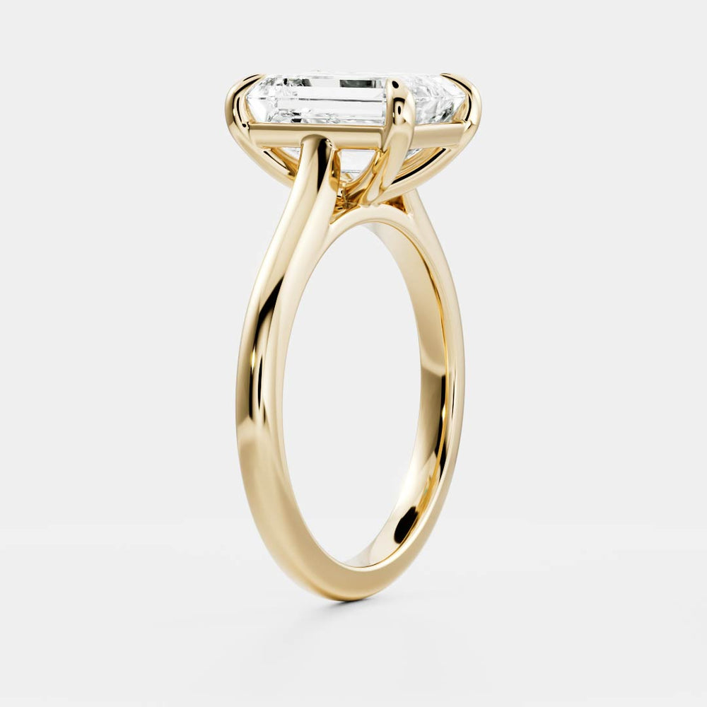 
                      
                        The Audrey Ring - Emerald Cathedral Solitaire
                      
                    