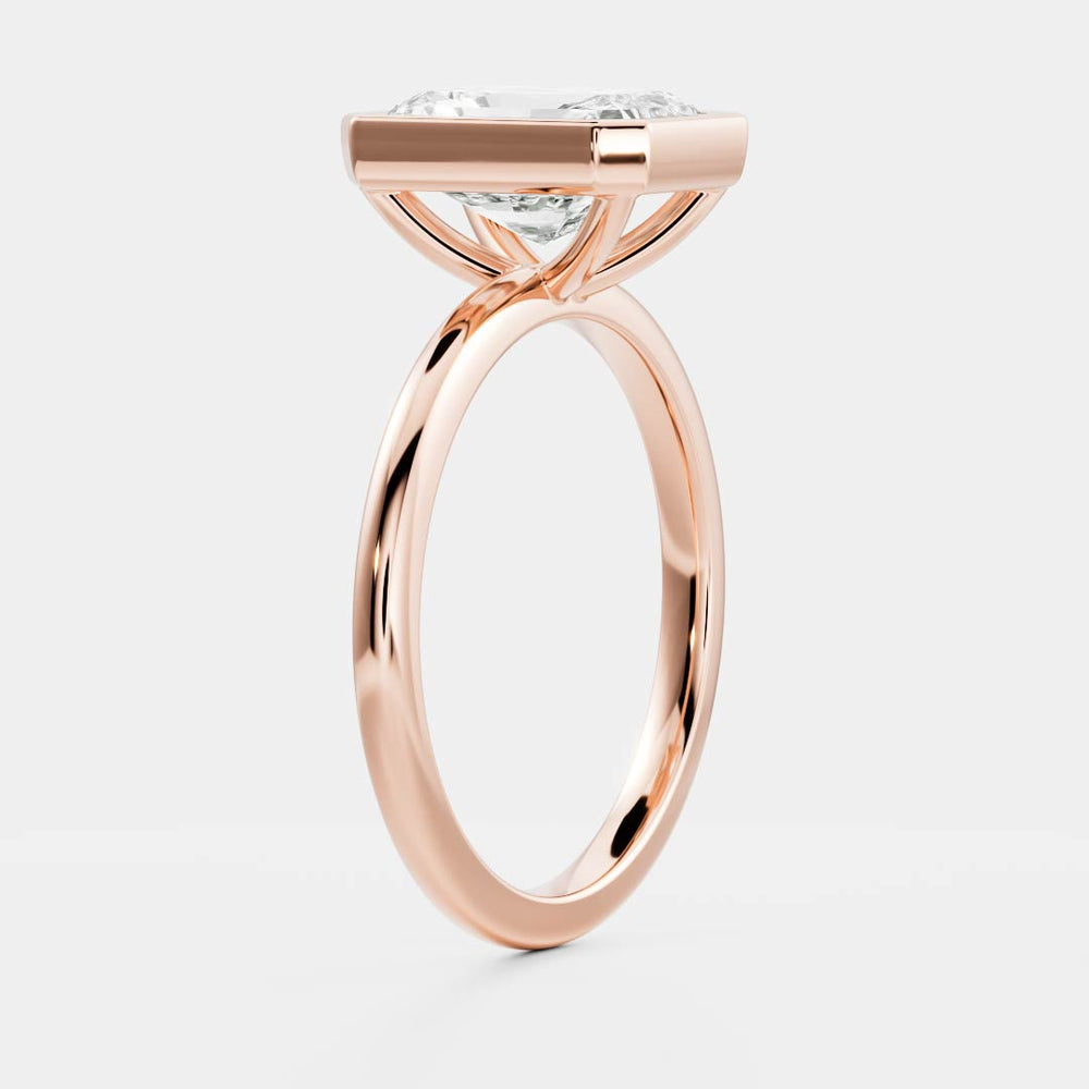 
                      
                        The Vienna Ring - Radiant Bezel Solitaire
                      
                    
